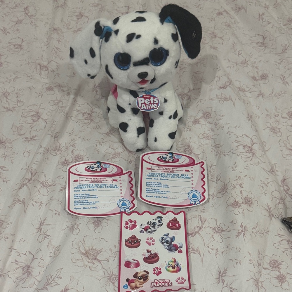 Pets Alive Dalmatian Plush Toy